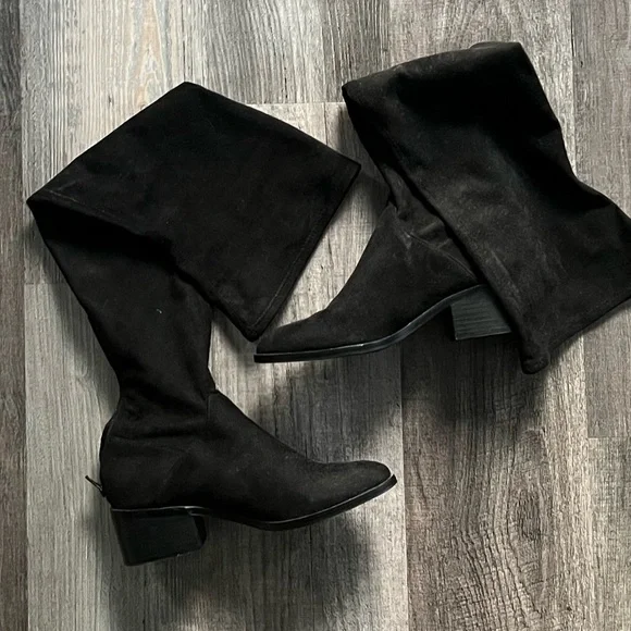 Steve Madden | over the knee suede boots - Picture 2 of 4